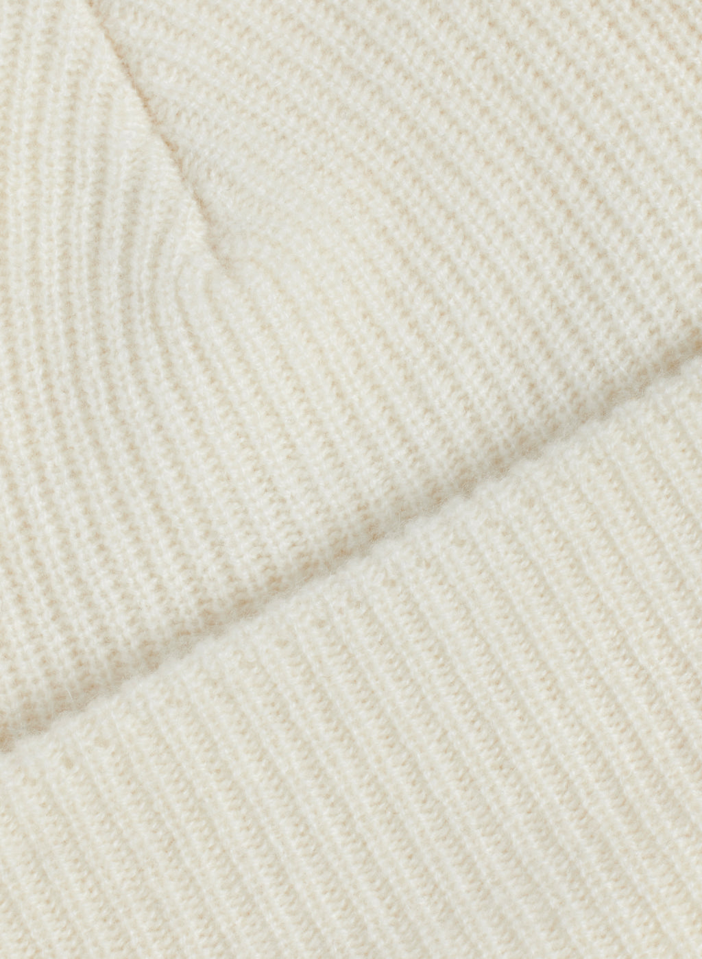 Cashmere Beanie - Off White