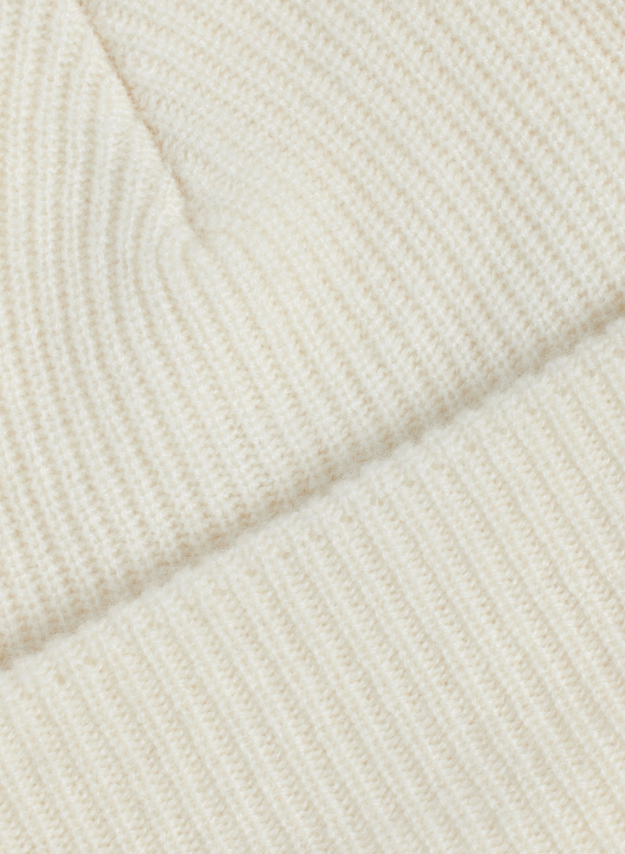 Cashmere Beanie - Off White