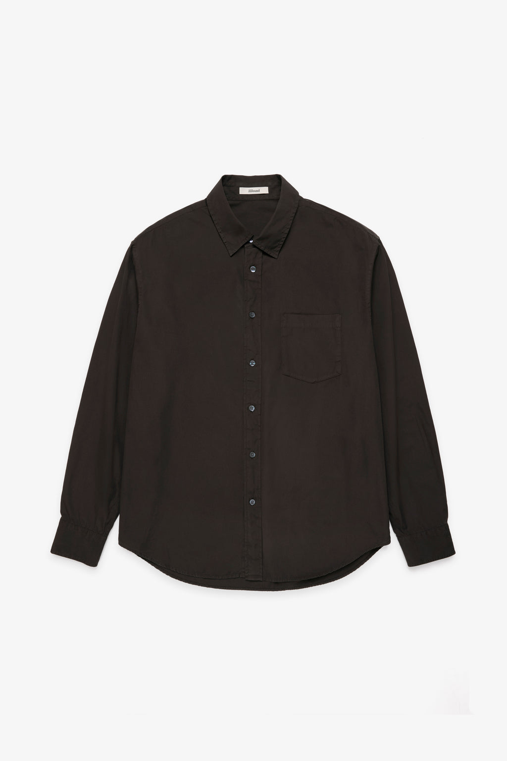 Poplin Big Shirt - Brown