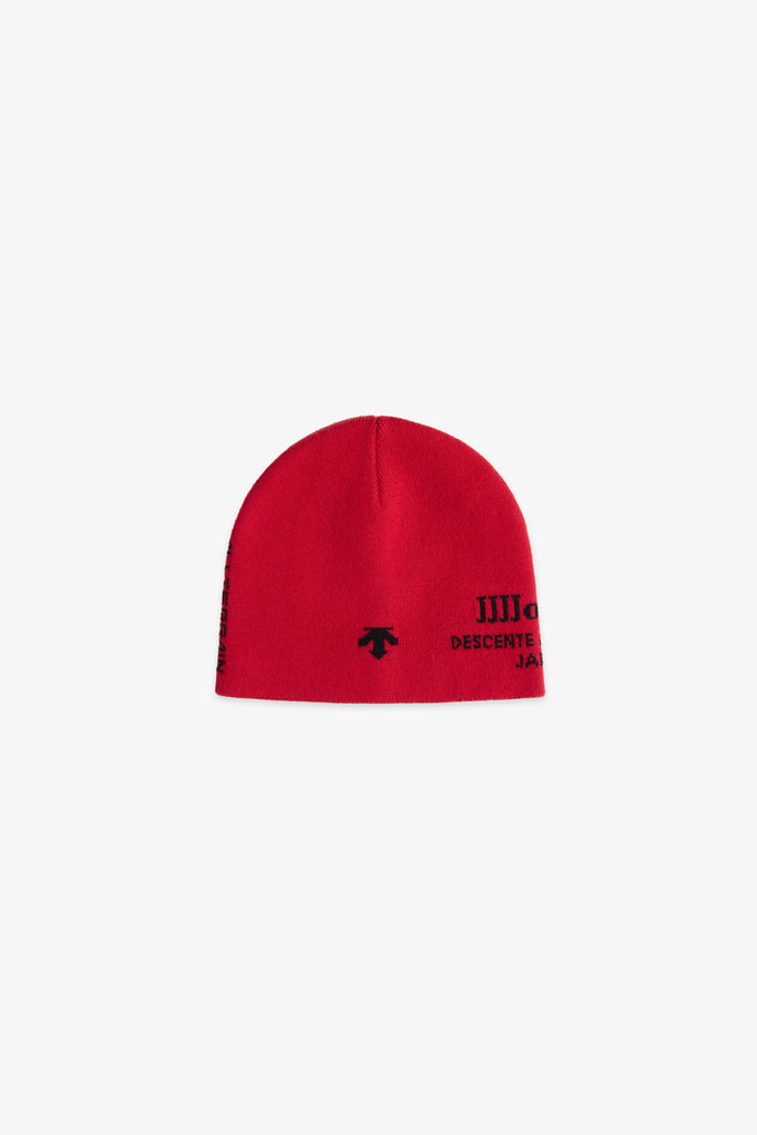 descente × jjjjound allterrain ビーニー レッド JJJJound Descente Knit Skully - Red/Black
