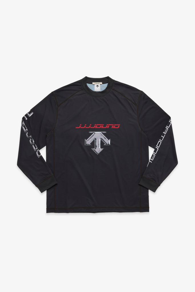 JJJJound Descente Warm-Up Longsleeve - Charcoal