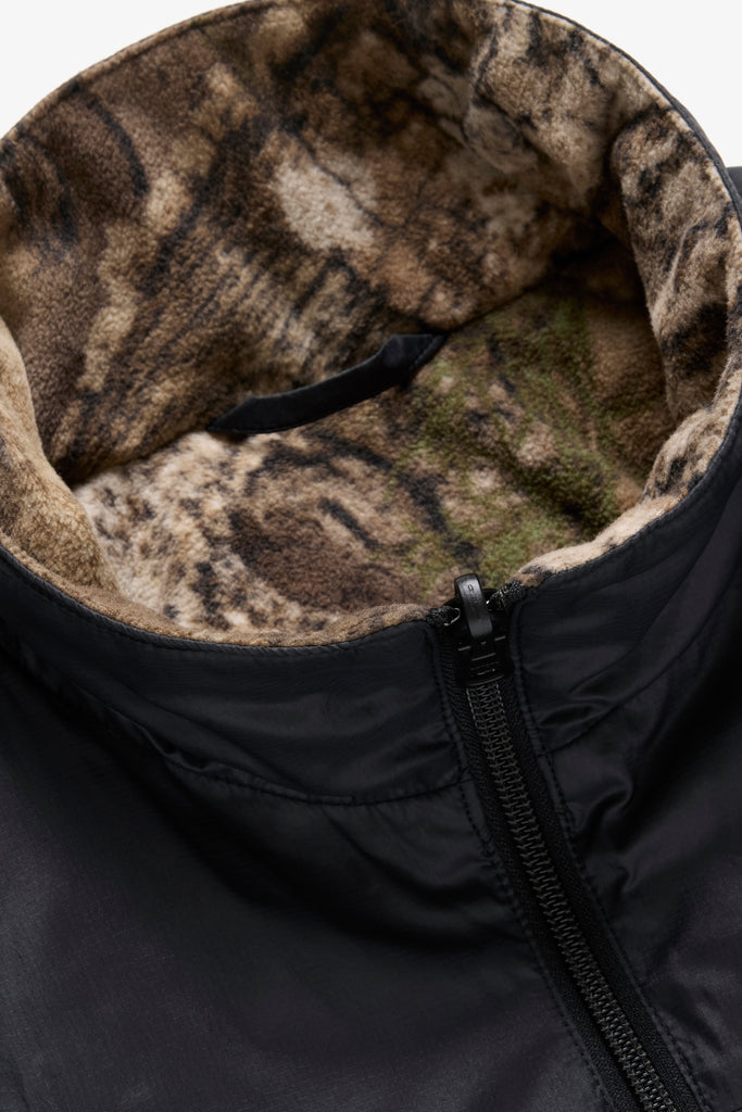 JJJJound Descente Reversible Jacket - Black/Charcoal