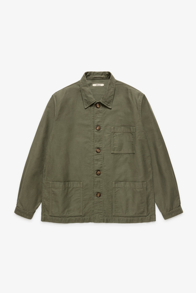 ジャケット・アウター jjjjound French Chore Jacket - Linen French Chore Jacket - Olive – JJJJound