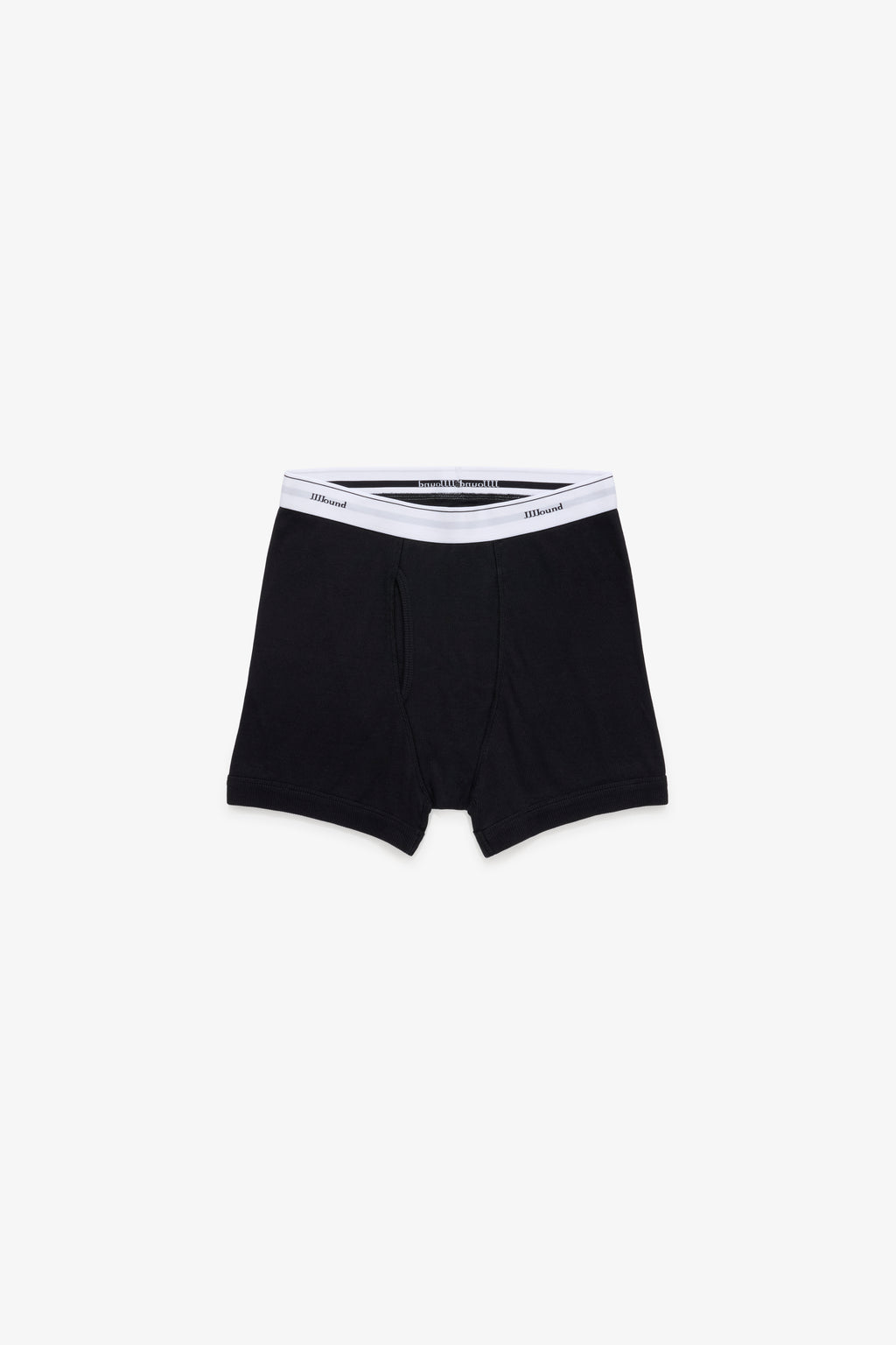 Ribbed Boxer Brief - Black/White
