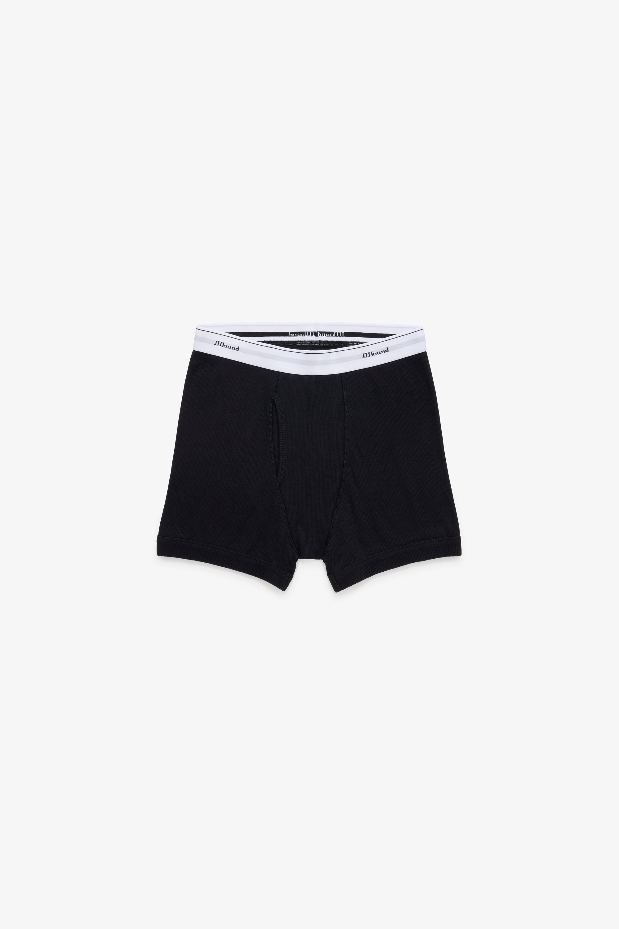 Ribbed Boxer Brief - Black/White