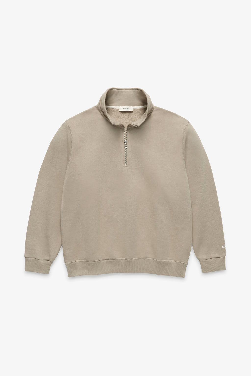 2000s Quarter Zip Sweatshirt - Taupe