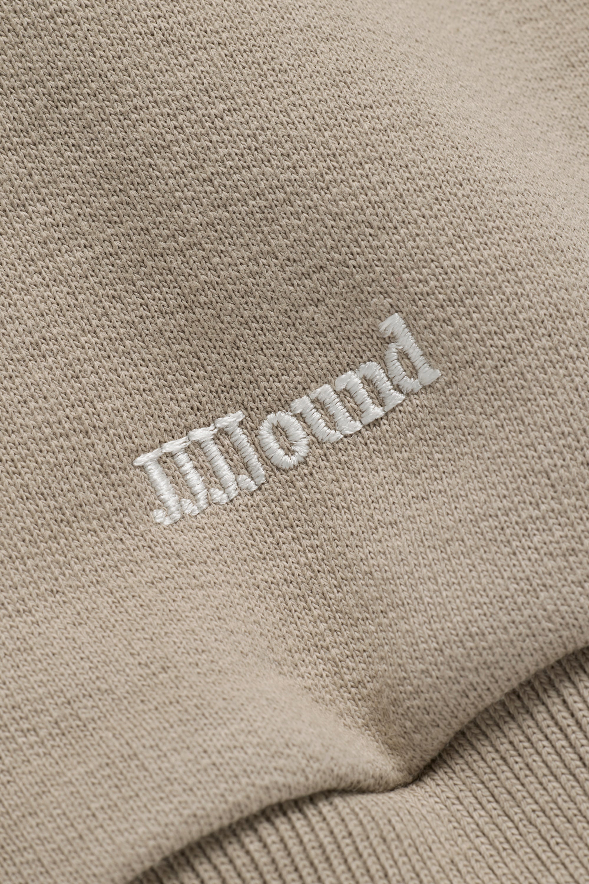 2000s Quarter Zip Sweatshirt - Taupe