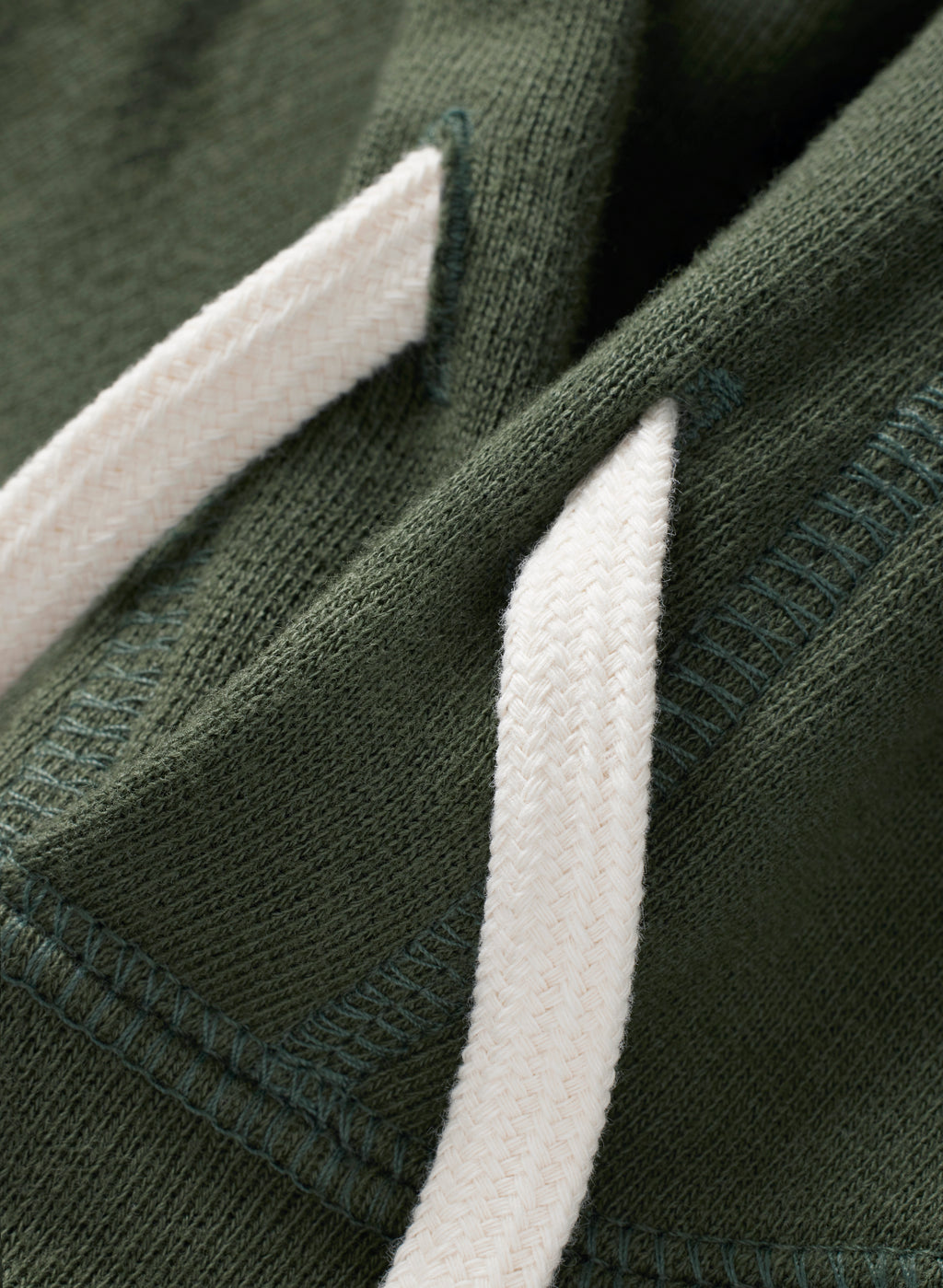 70s Hooded Sweatshirt - Forest Green