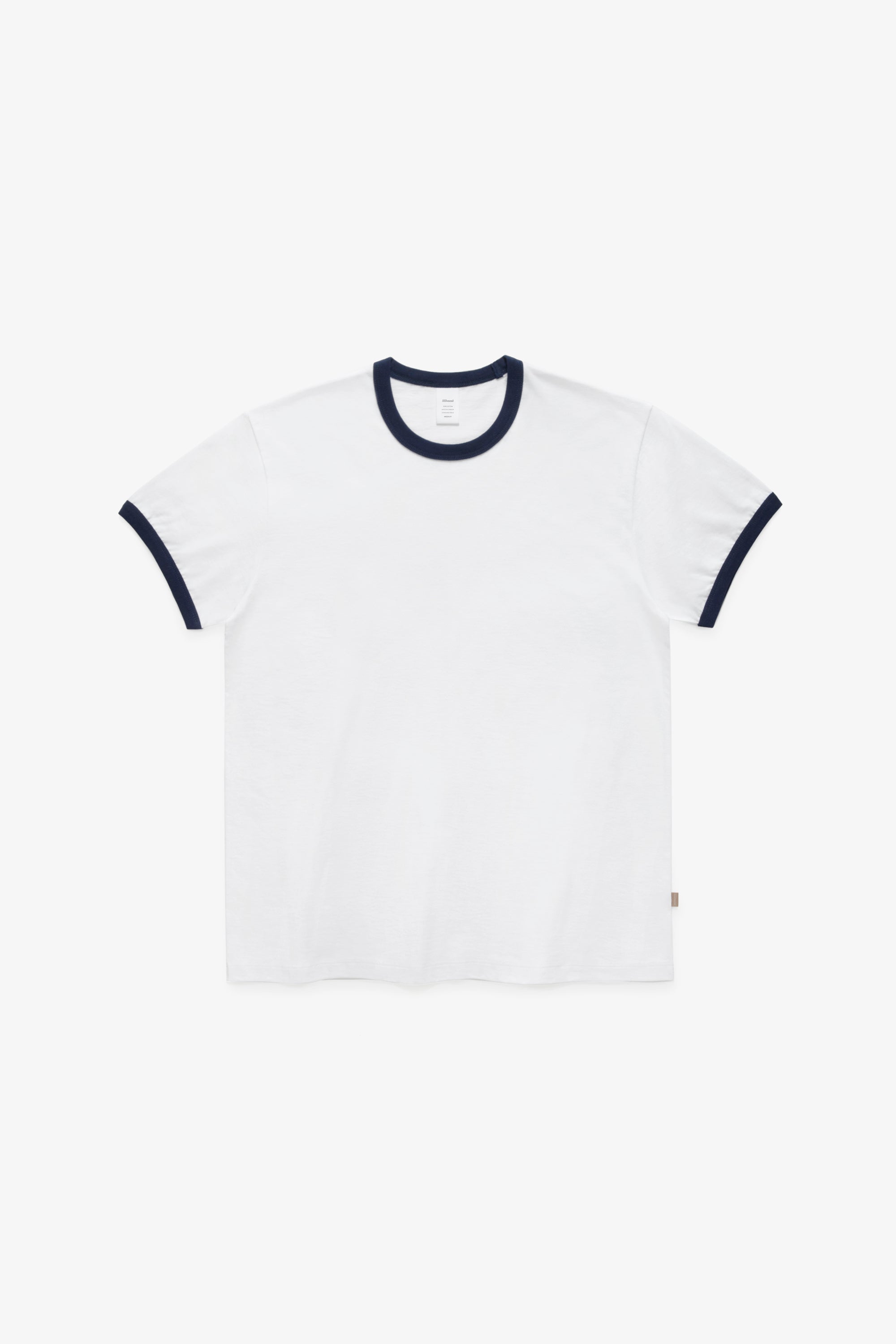 70s Ringer T-Shirt - White/Midnight