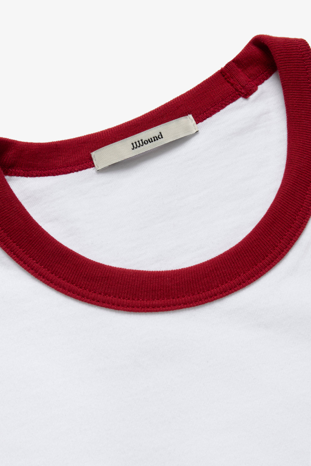 70s Ringer T-Shirt - White/Red