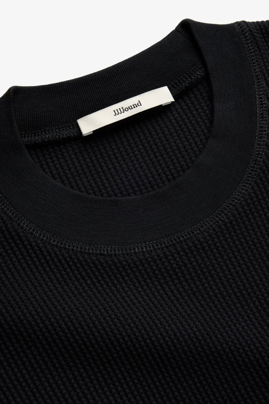 90s Waffle Longsleeve - Black