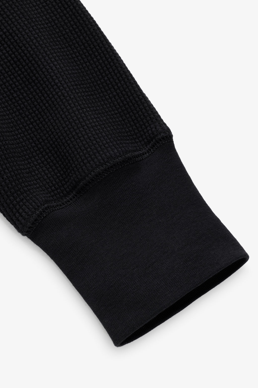 90s Waffle Longsleeve - Black