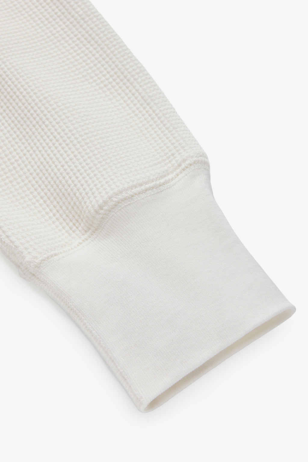 90s Waffle Longsleeve - White