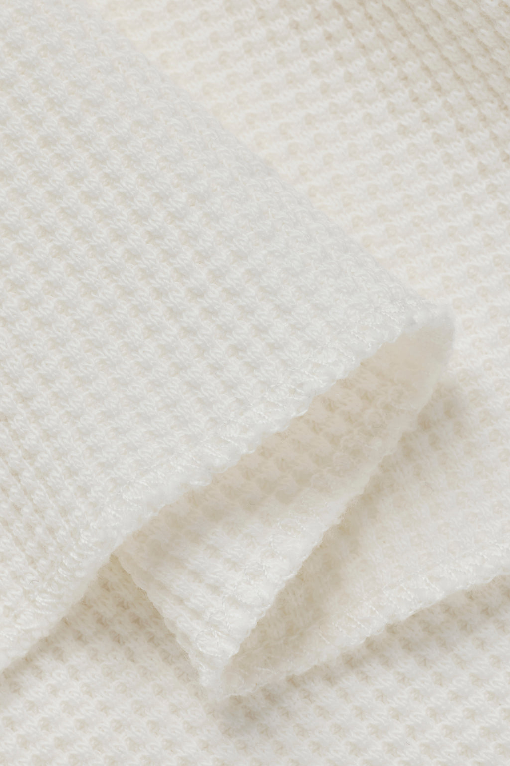 90s Waffle Longsleeve - White