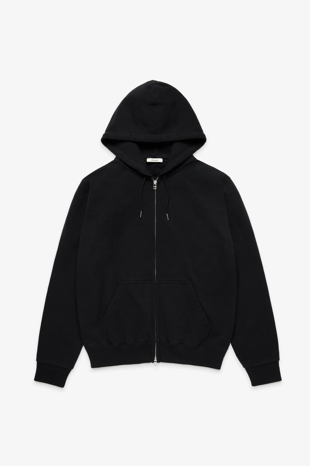90s Hooded Zip Sweatshirt - Black