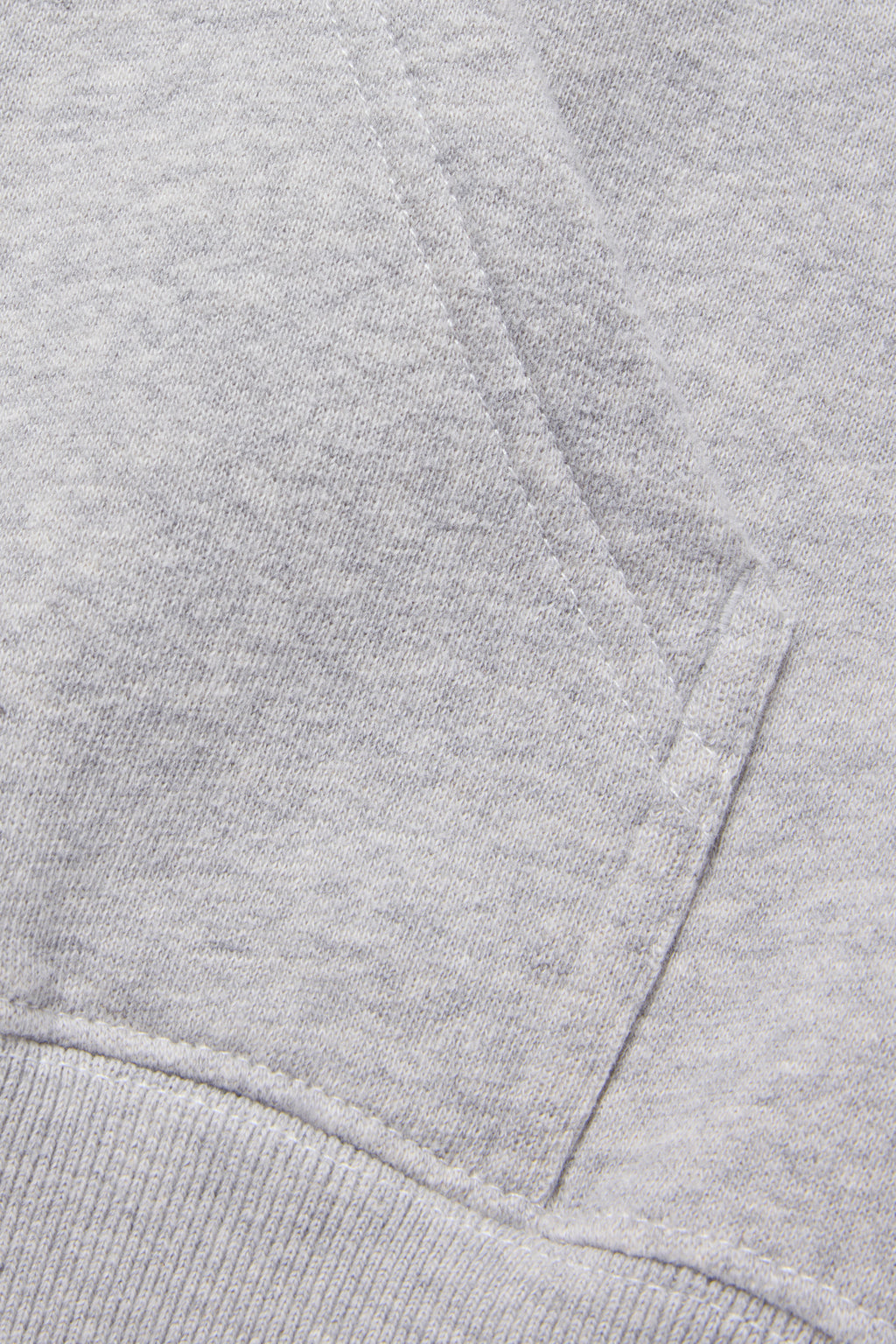 90s Hooded Zip Sweatshirt - Grey