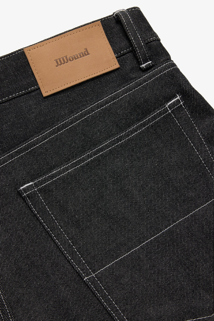 Big Denim Shorts - Black/White – JJJJound