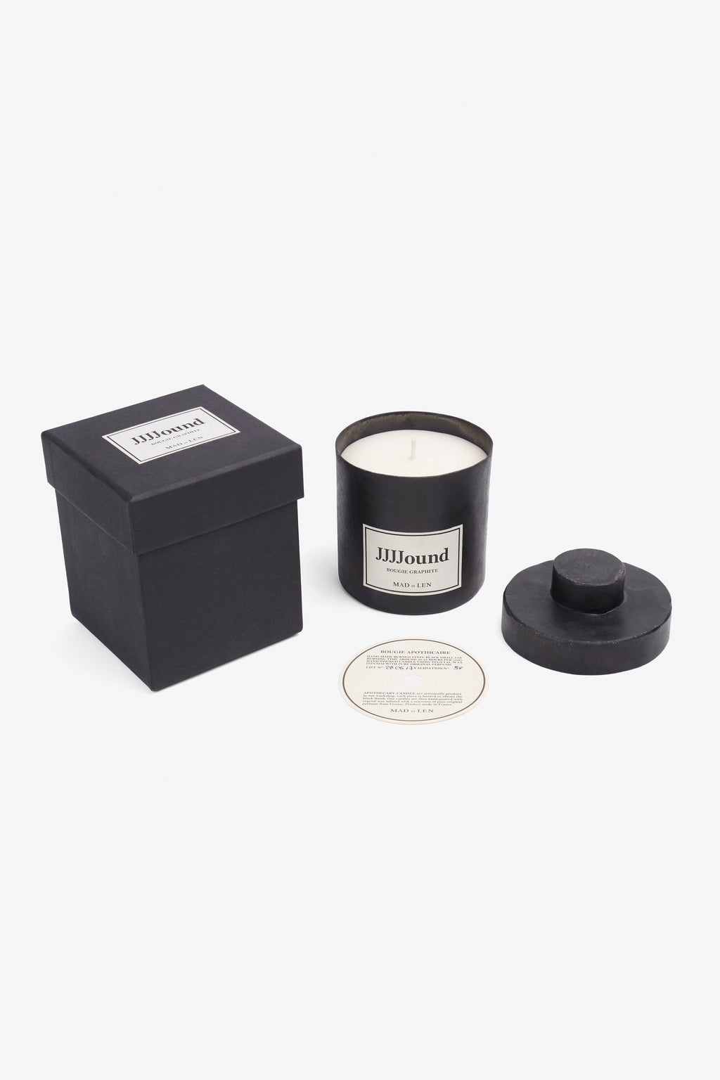Mad et Len Graphite Candle