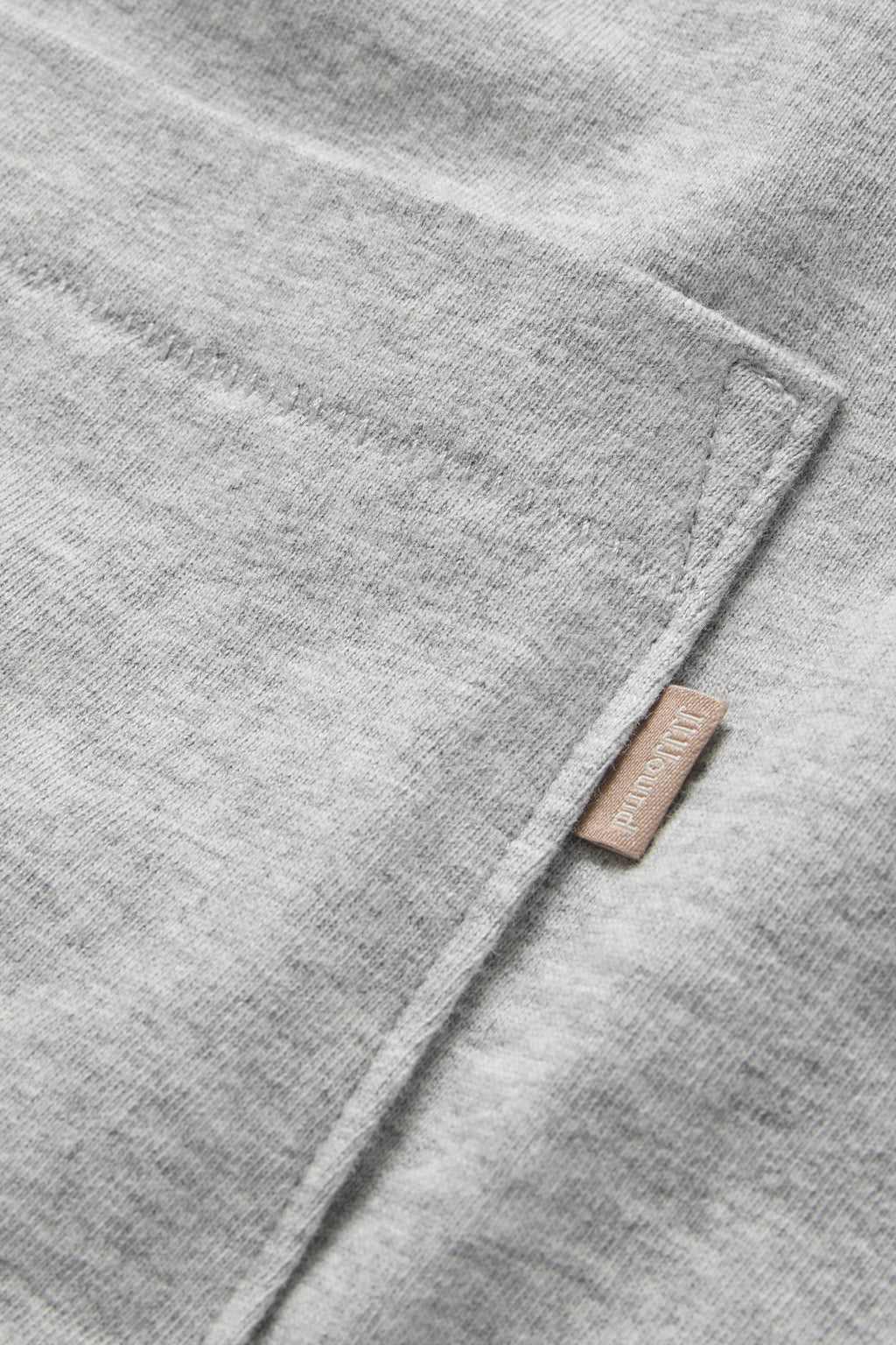 90s Pocket T-Shirt - Light Grey Mix