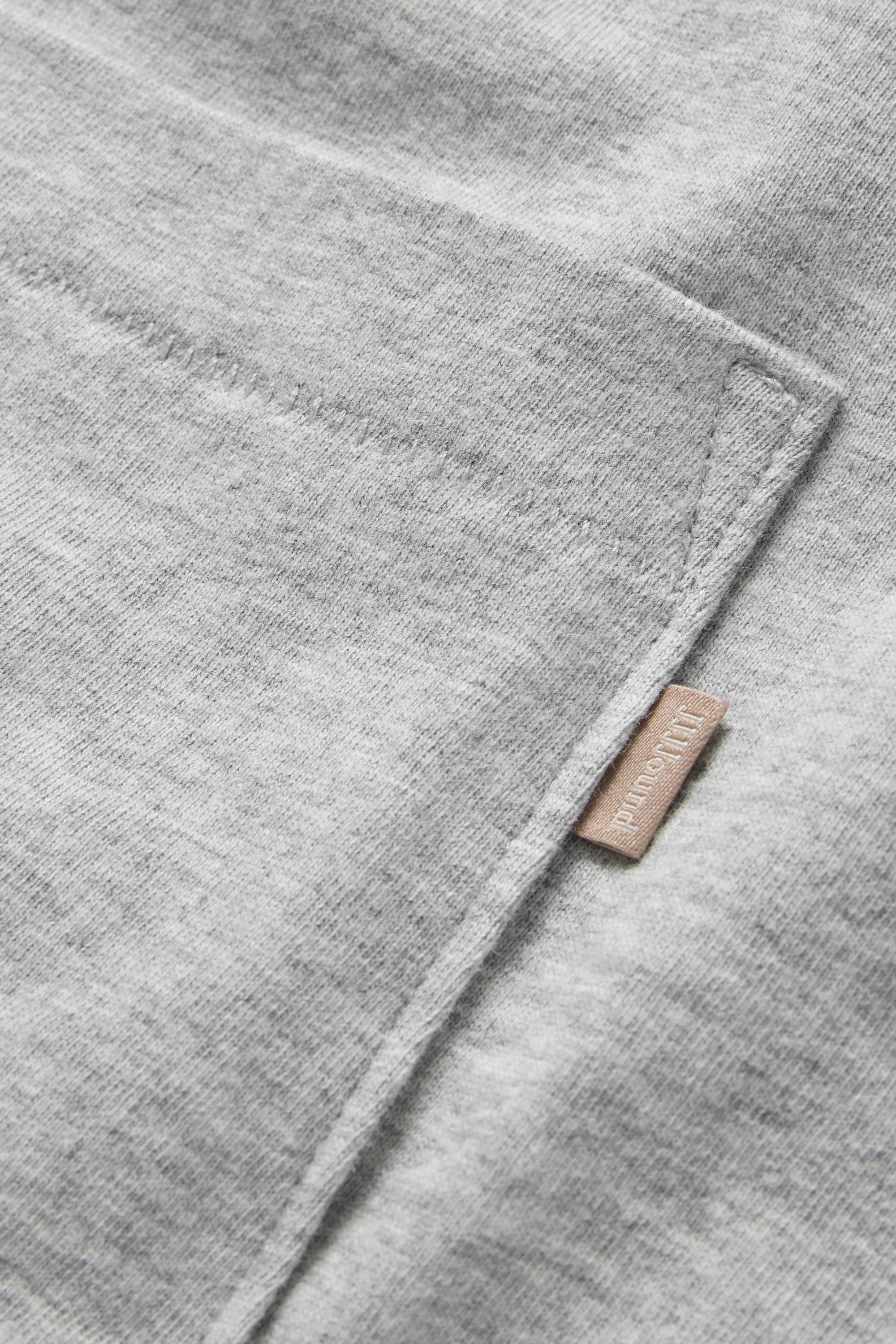 90s Pocket T-Shirt - Light Grey Mix