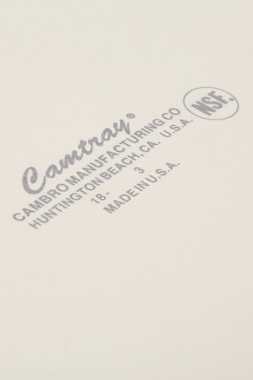 8" x 10" Camtray - Almond/Charcoal