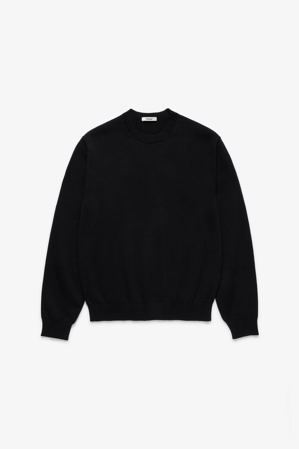 Knit Cotton Crewneck - Black