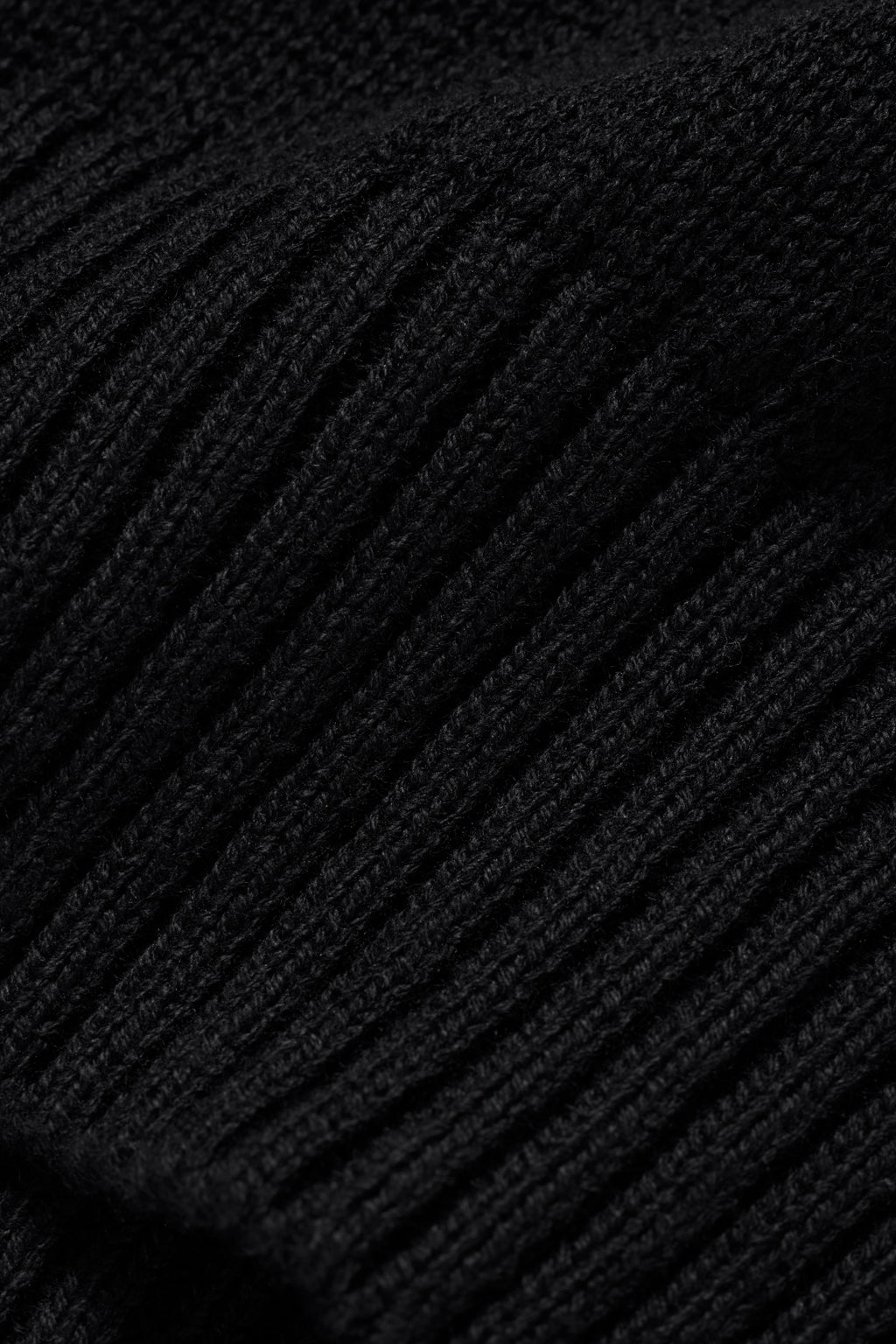 Knit Cotton Crewneck - Black
