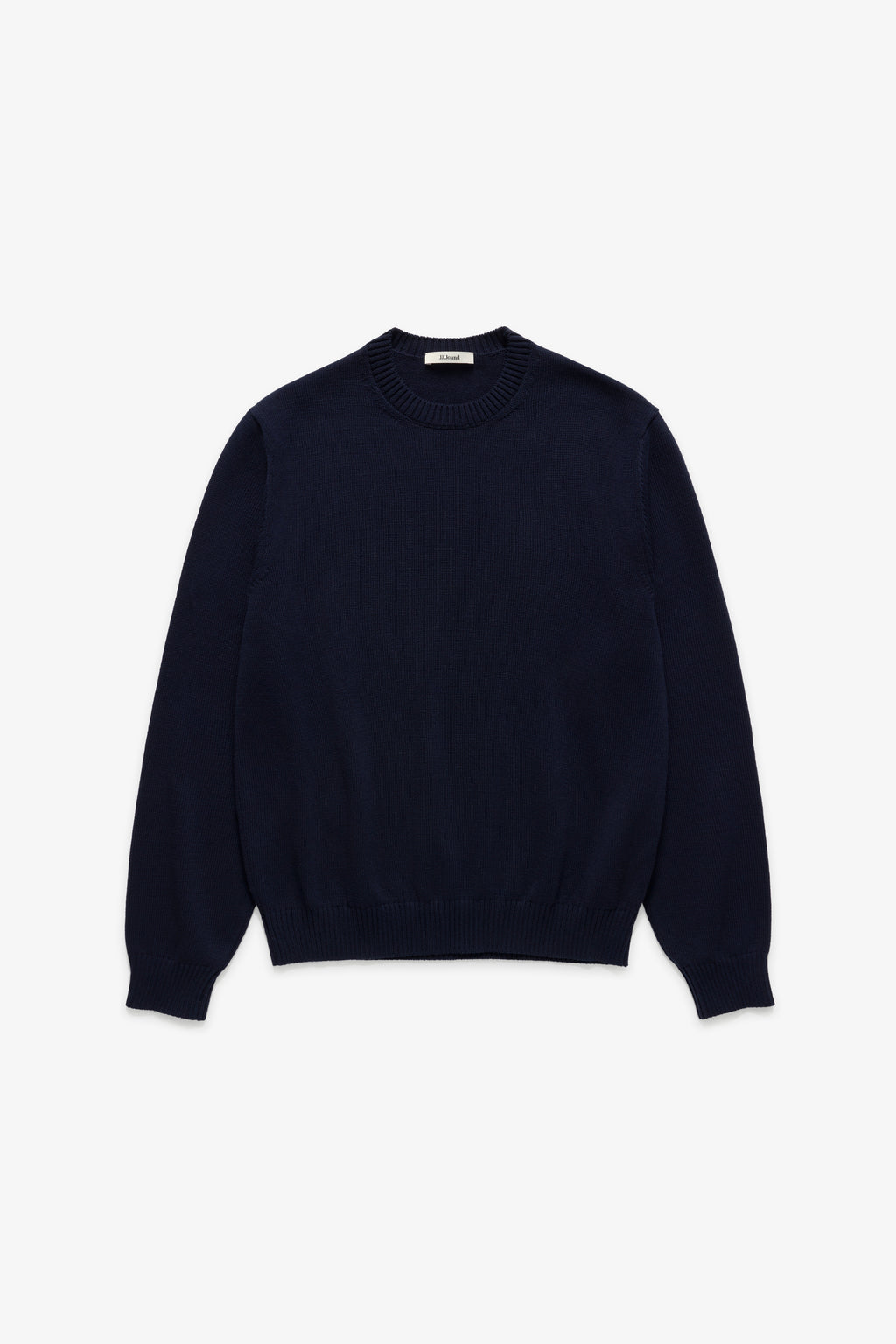 Knit Cotton Crewneck - Navy