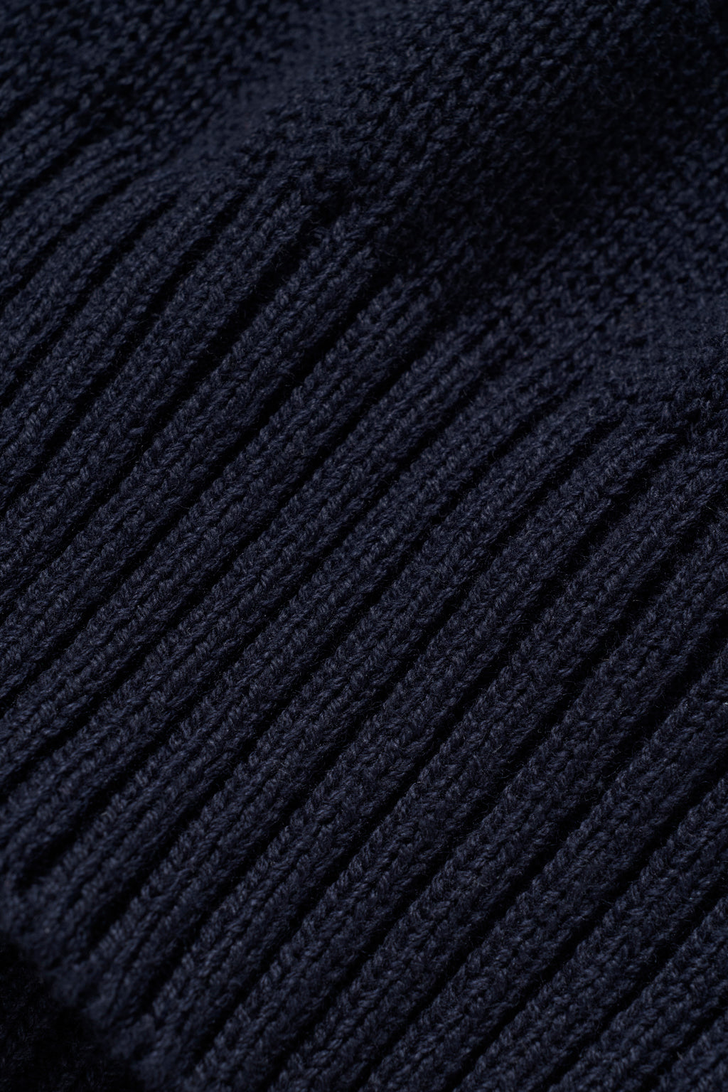 Knit Cotton Crewneck - Navy