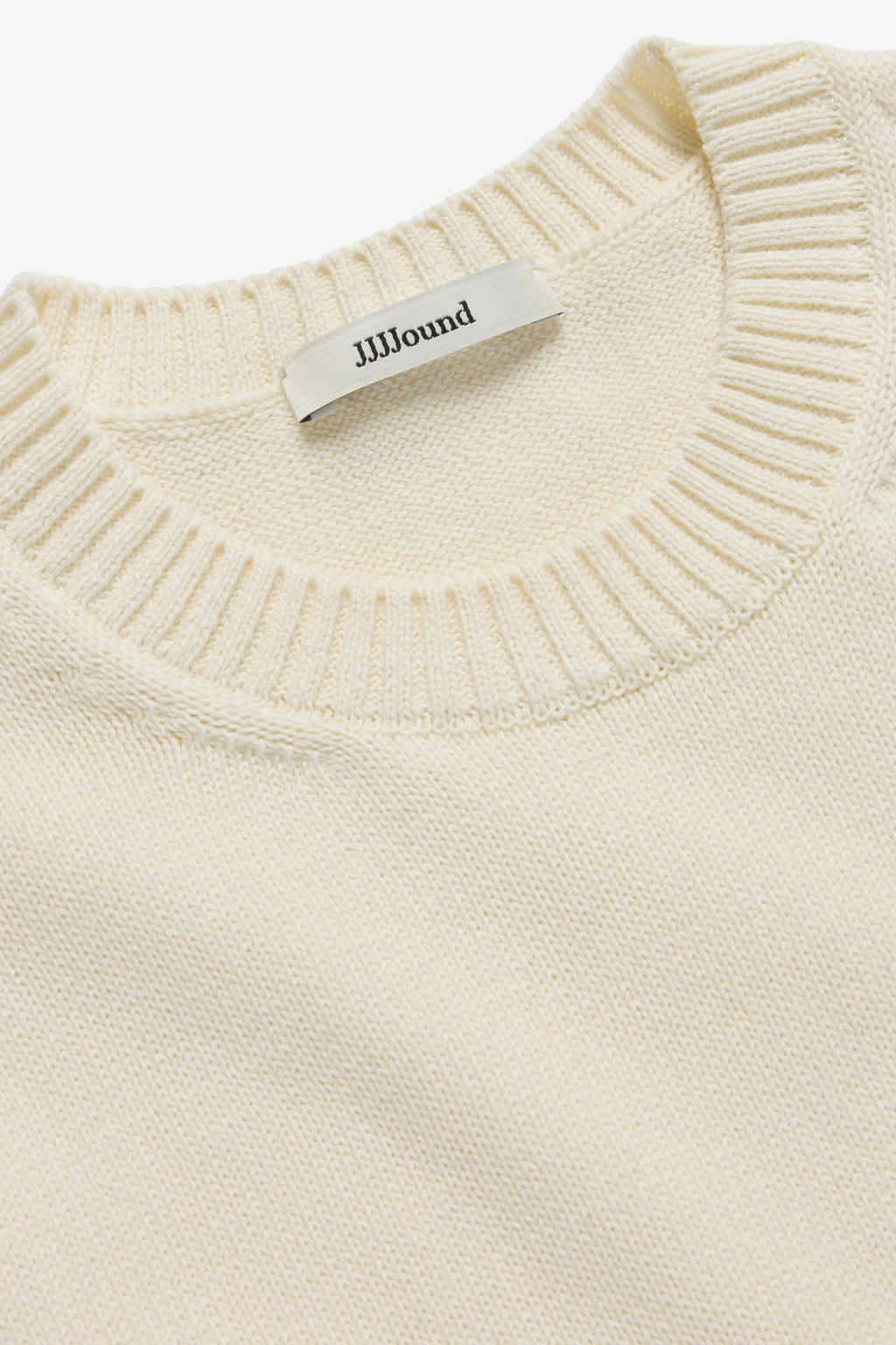 Knit Cotton Crewneck - Off White