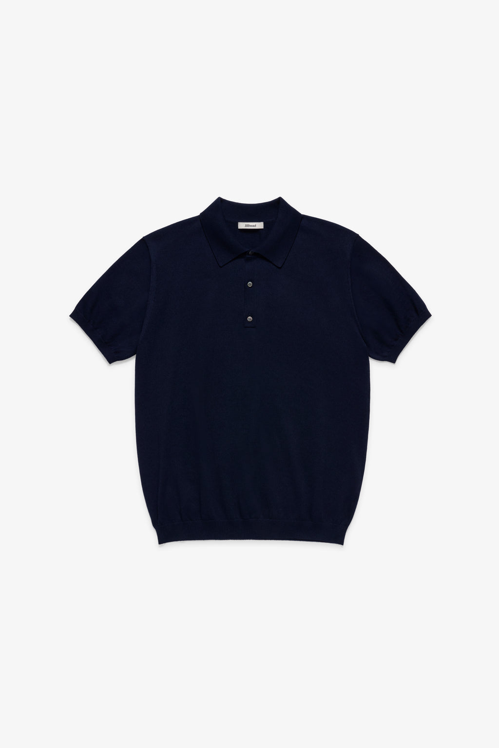 Knit Cotton Polo - Navy