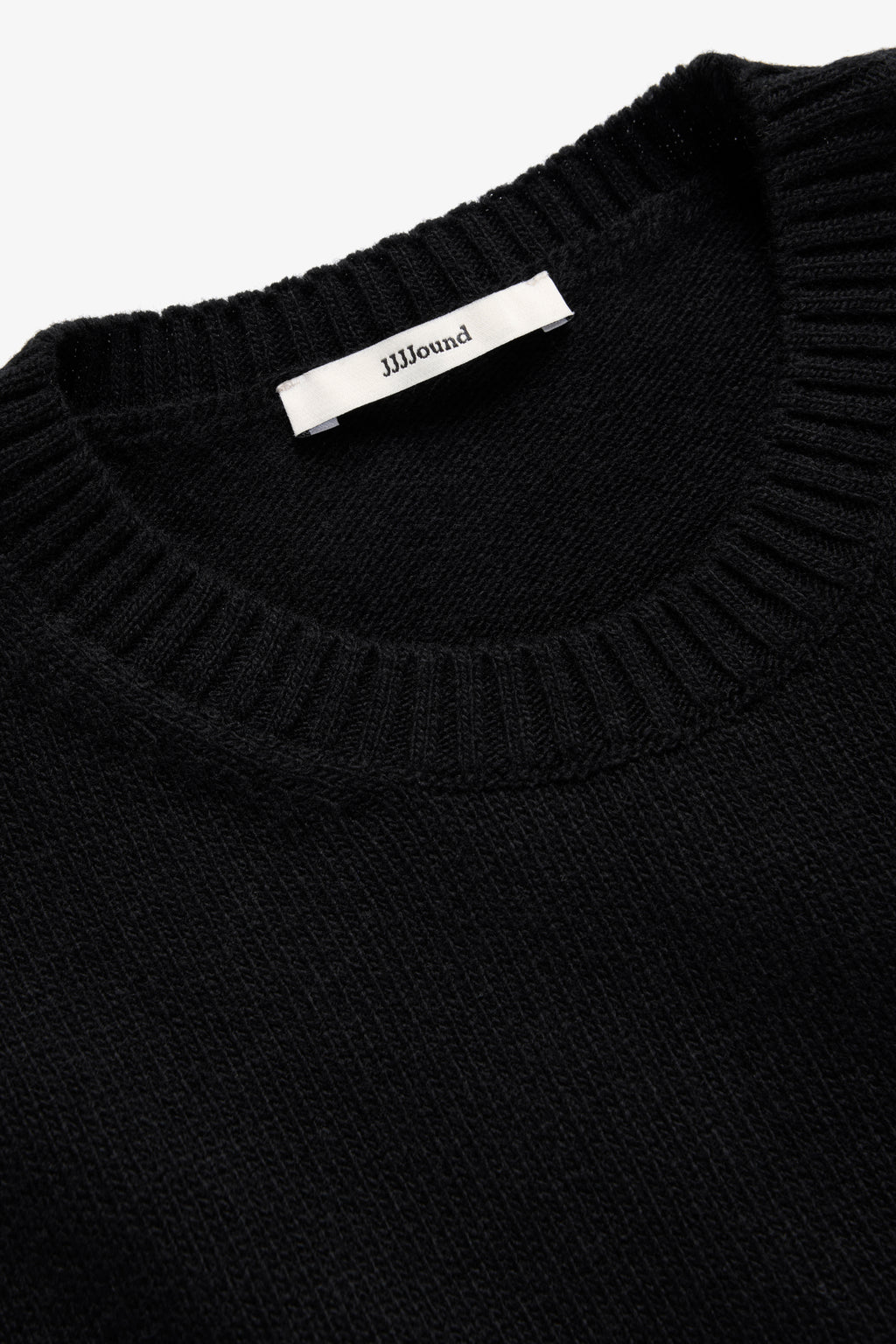 Knit Wool Crewneck - Black