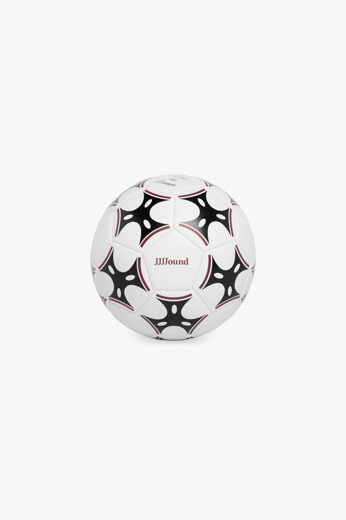Living The Dream Soccer Ball - White/Burgundy – JJJJound