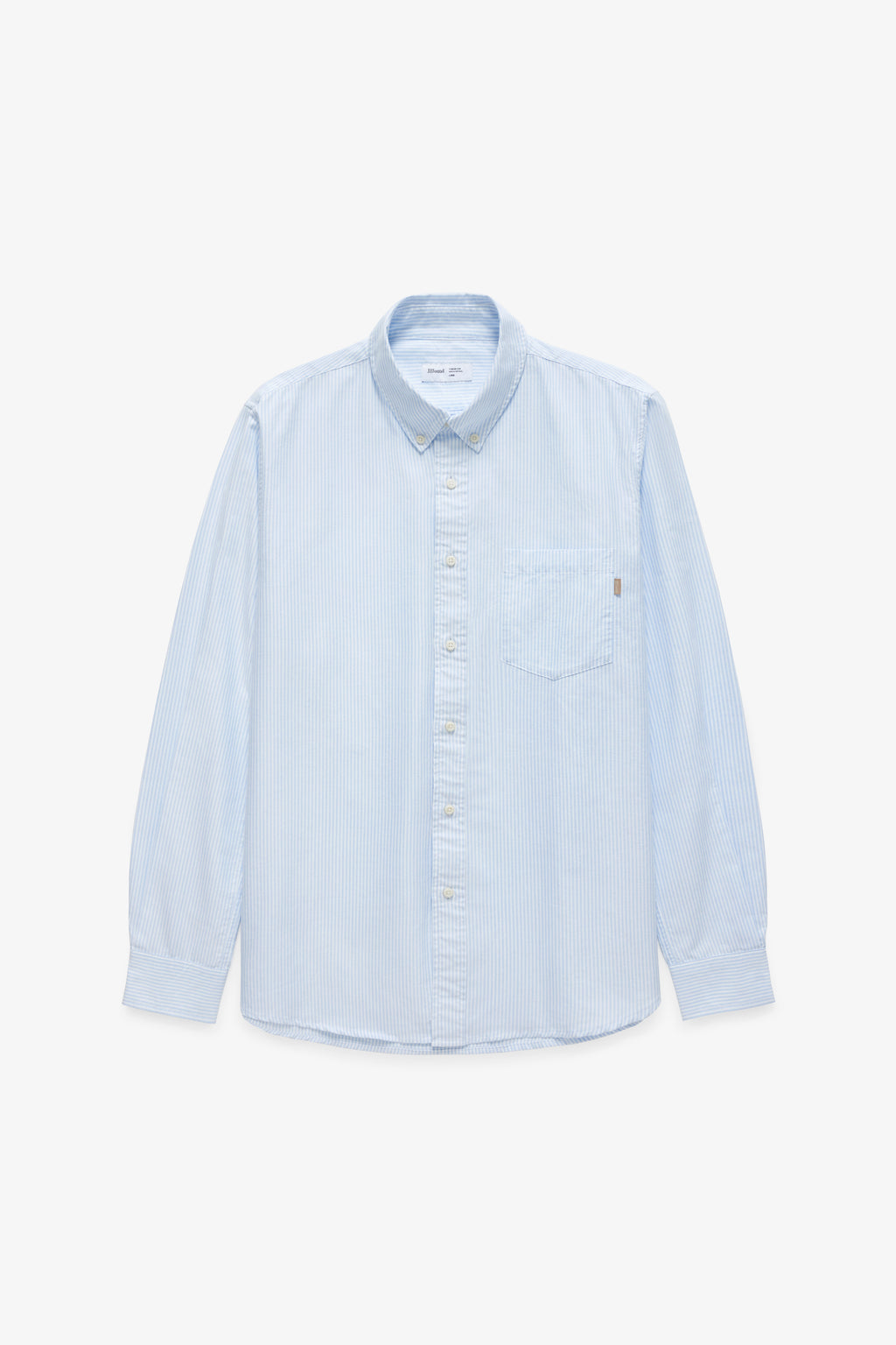Lightweight Oxford - White/Blue Stripes