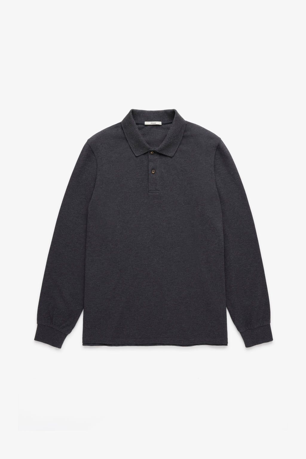 Longsleeve Polo Shirt - Charcoal Mix