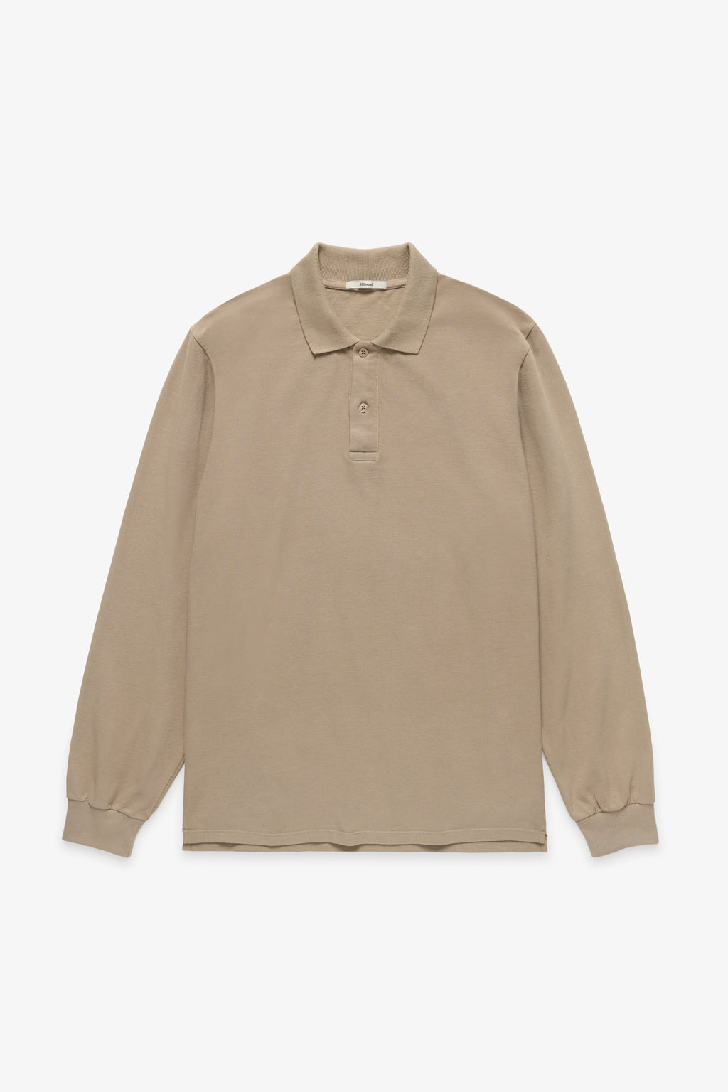 Longsleeve Polo Shirt - Taupe