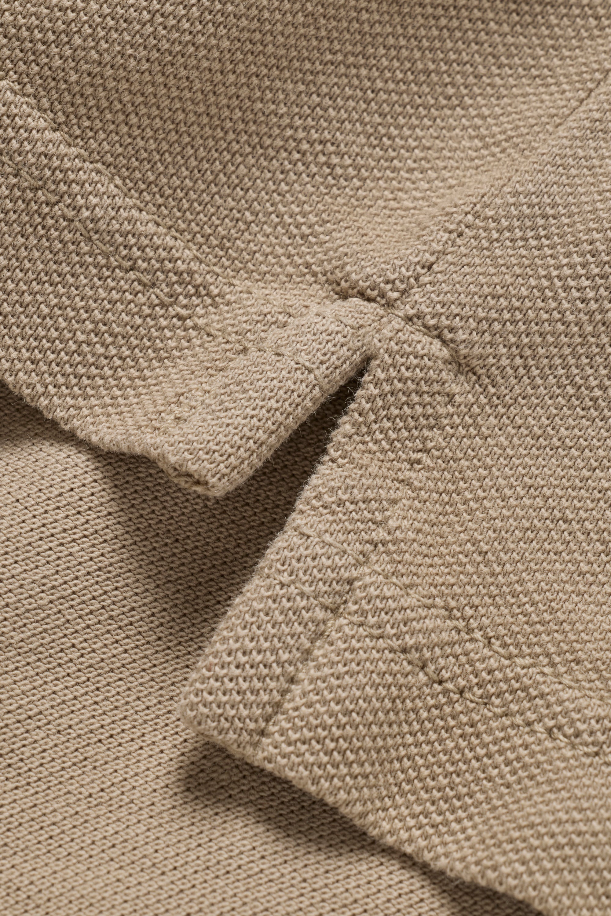 Longsleeve Polo Shirt - Taupe