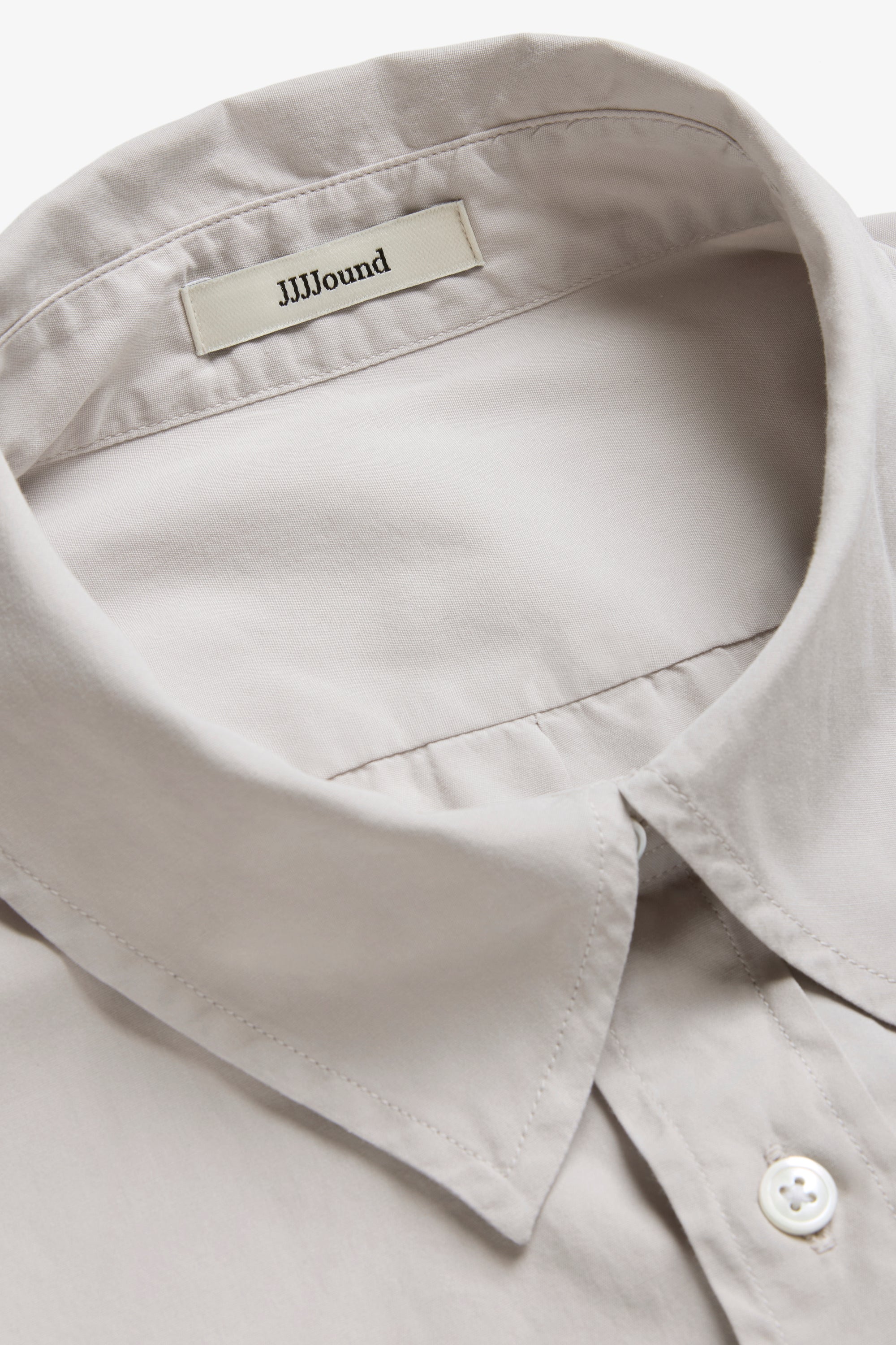 Poplin Shirt - Light Grey