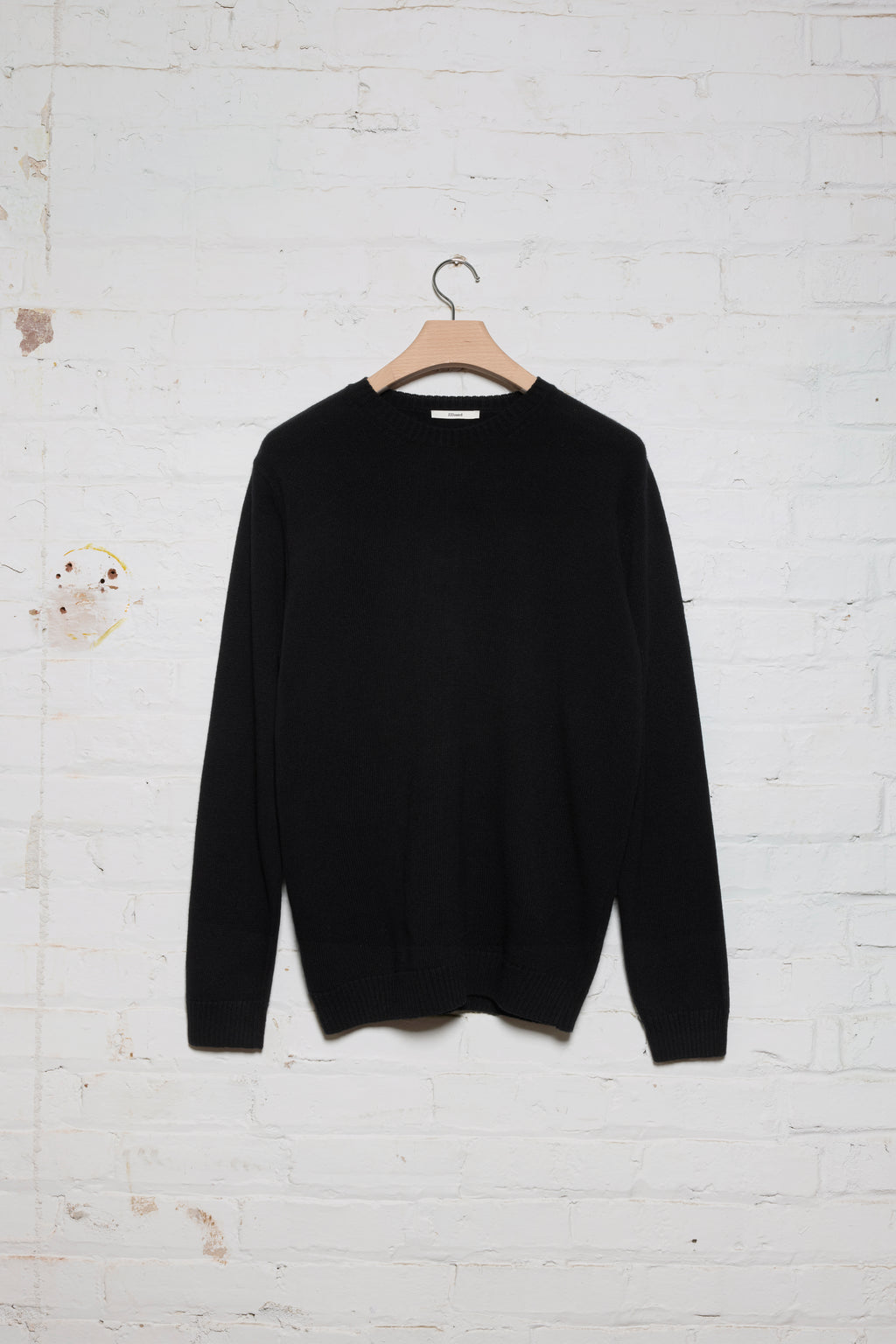 Knit Cotton Crewneck - Black