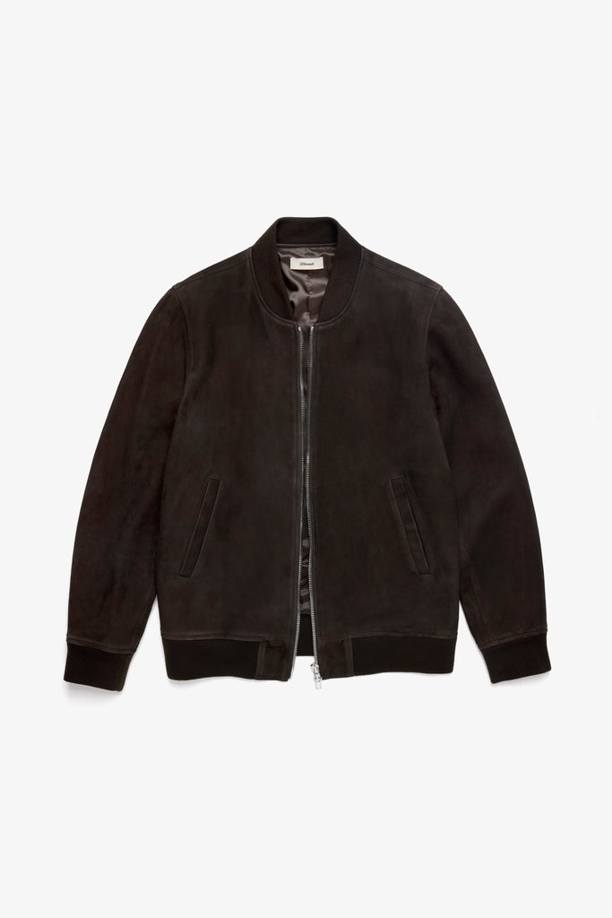 Suede Baseball Jacket - Brown – JJJJound