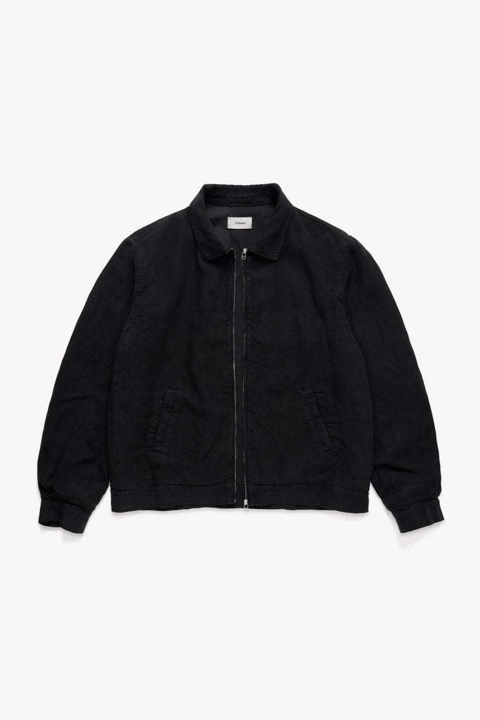 Lined Linen Trucker Jacket - Black – JJJJound