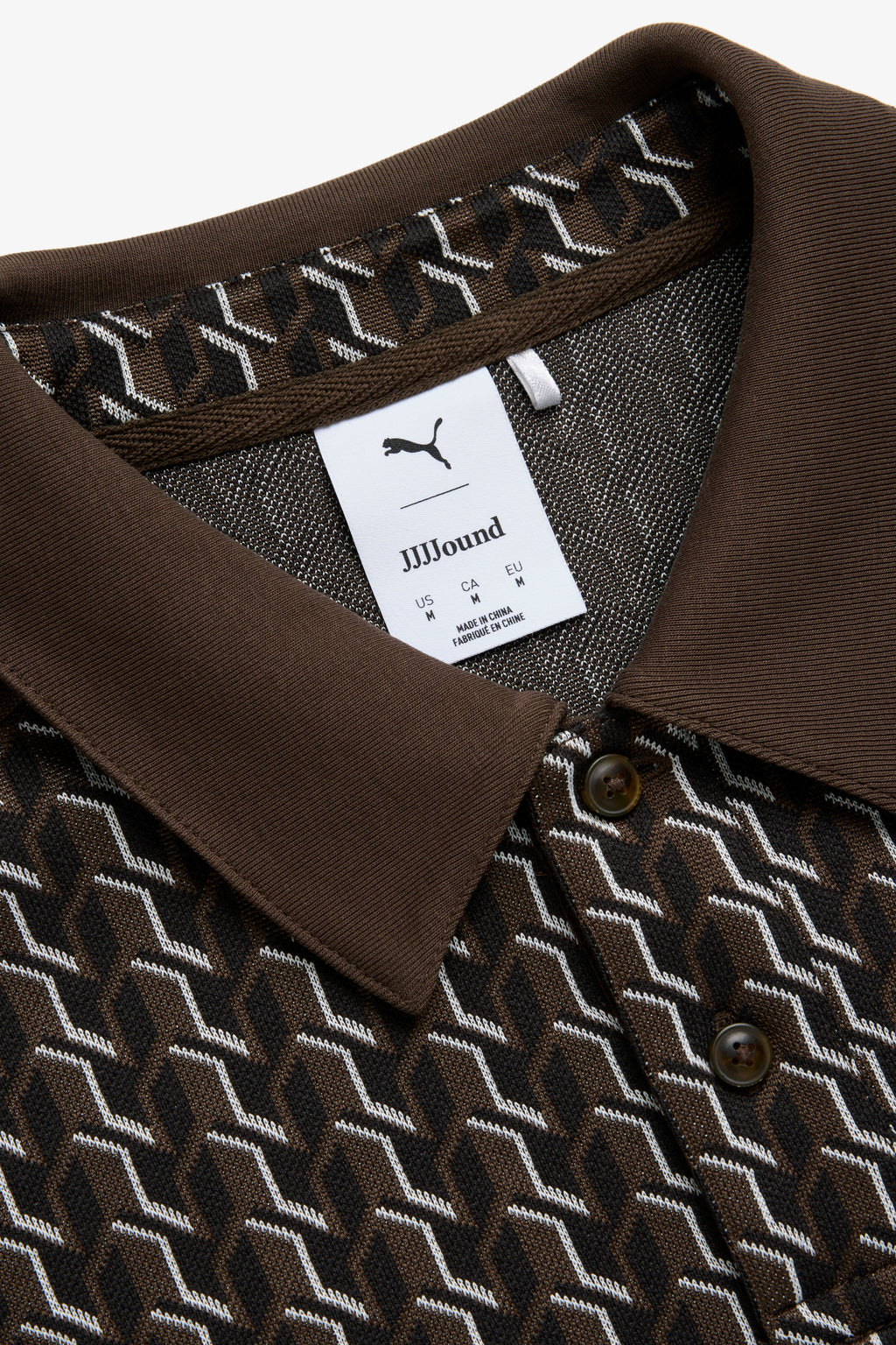 JJJJound x Puma Longsleeve Polo - Brown