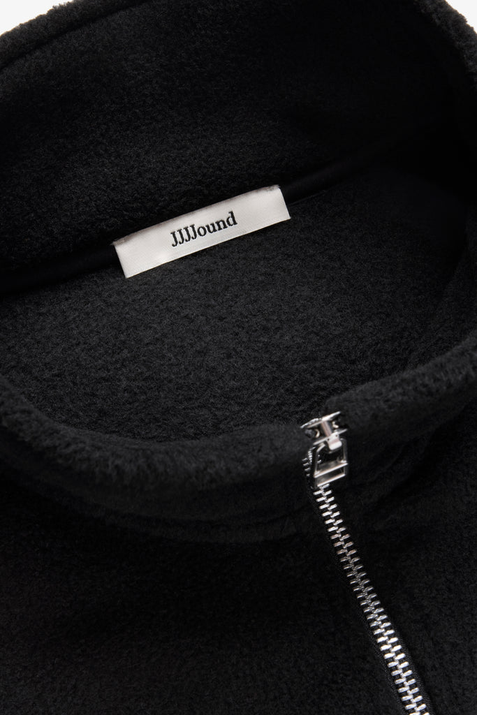Quarter Zip Camper Polar - Black – JJJJound