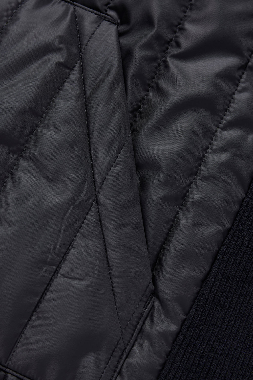 Quilted Jacket - Black