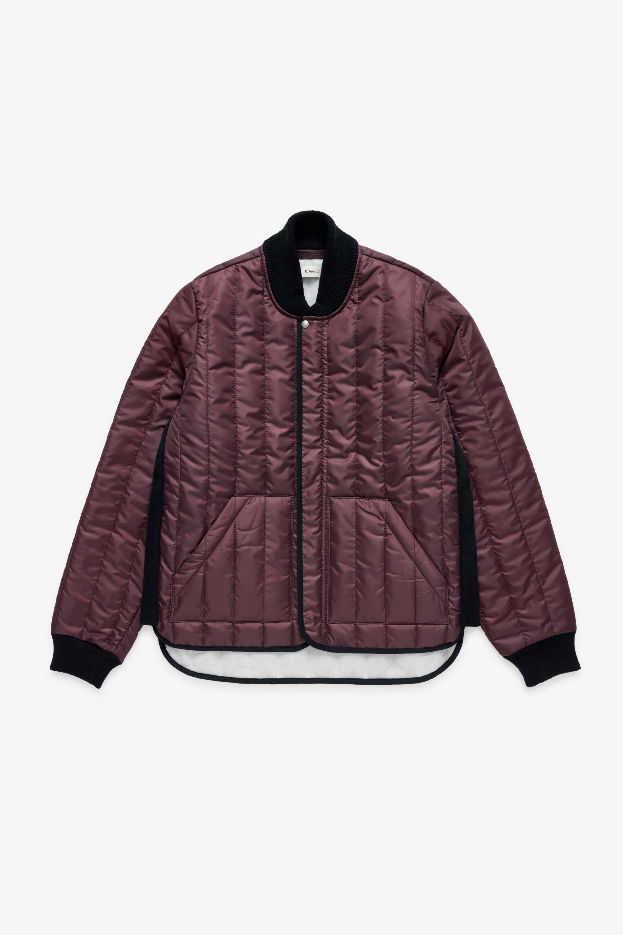 Quilted Jacket - Burgundy