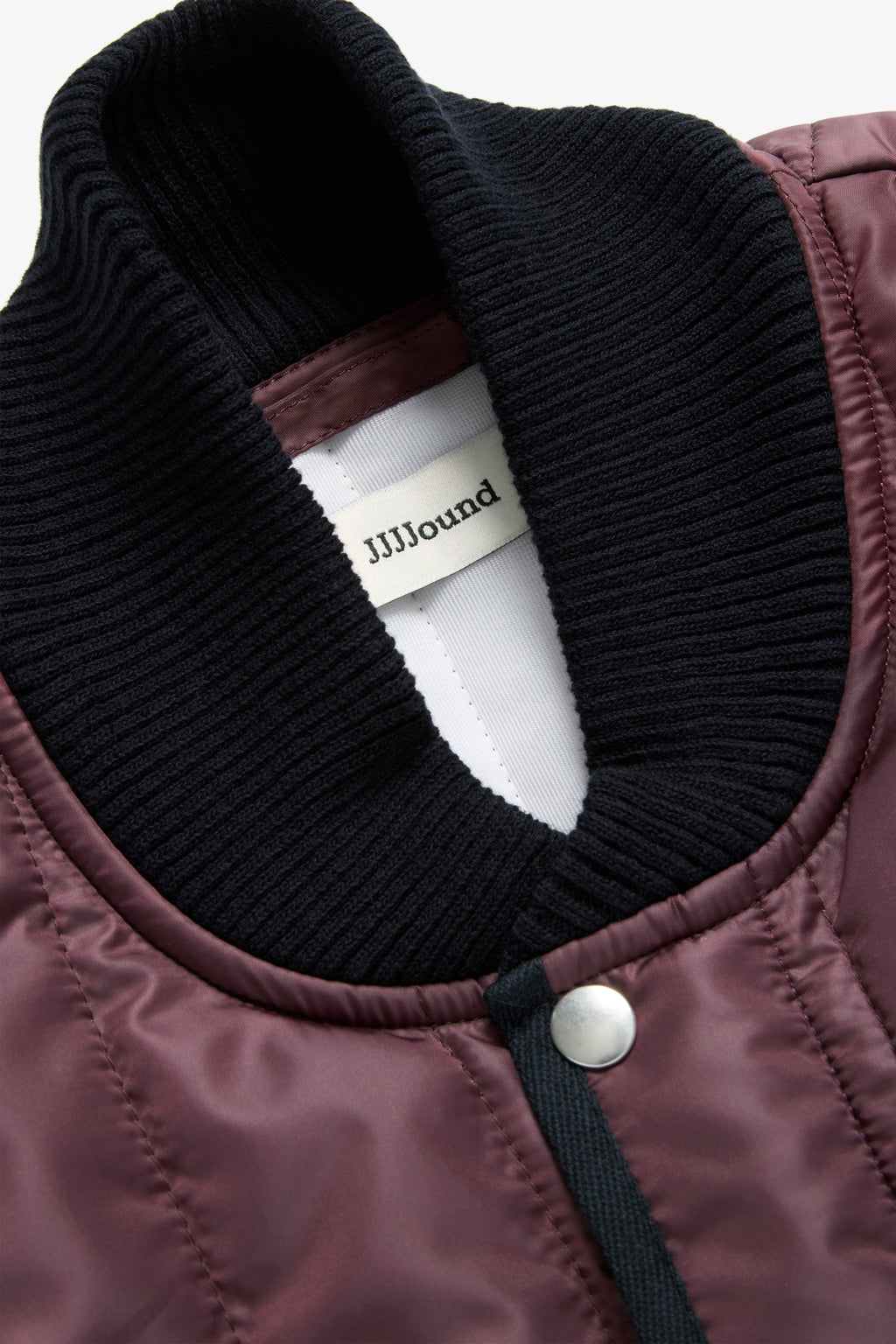 Quilted Jacket - Burgundy