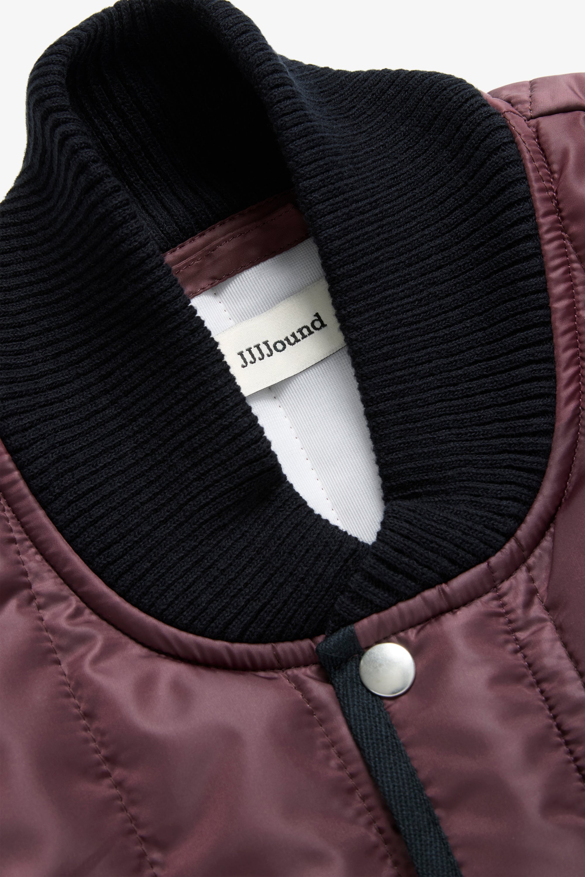 Quilted Jacket - Burgundy
