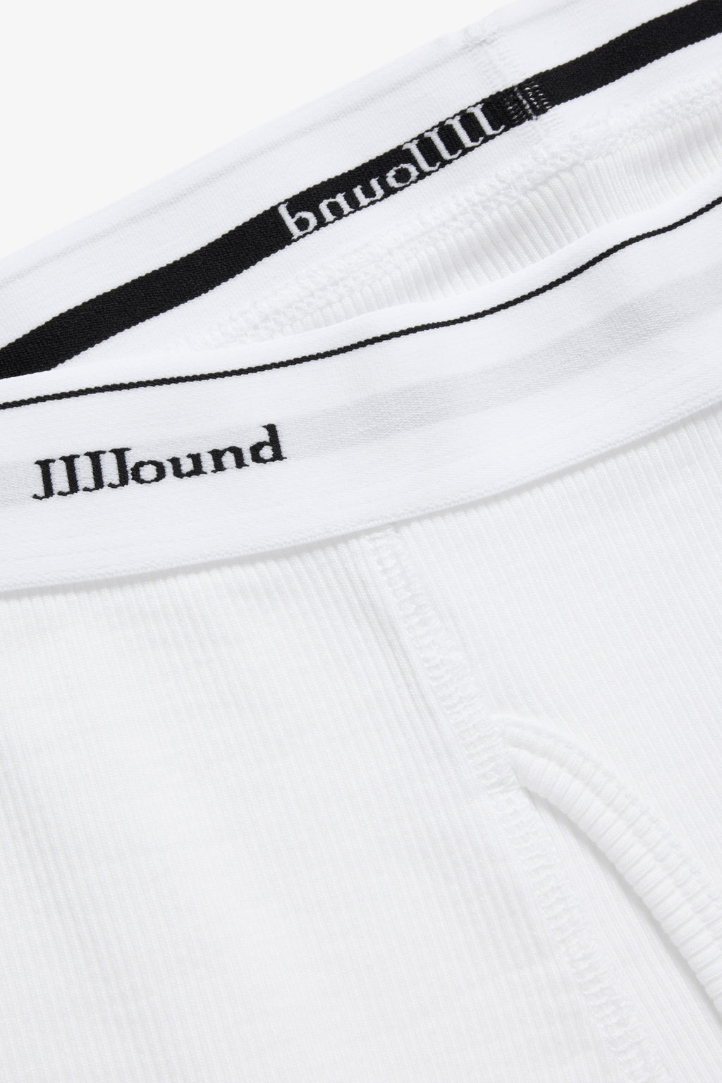 Ribbed Boxer Brief - White