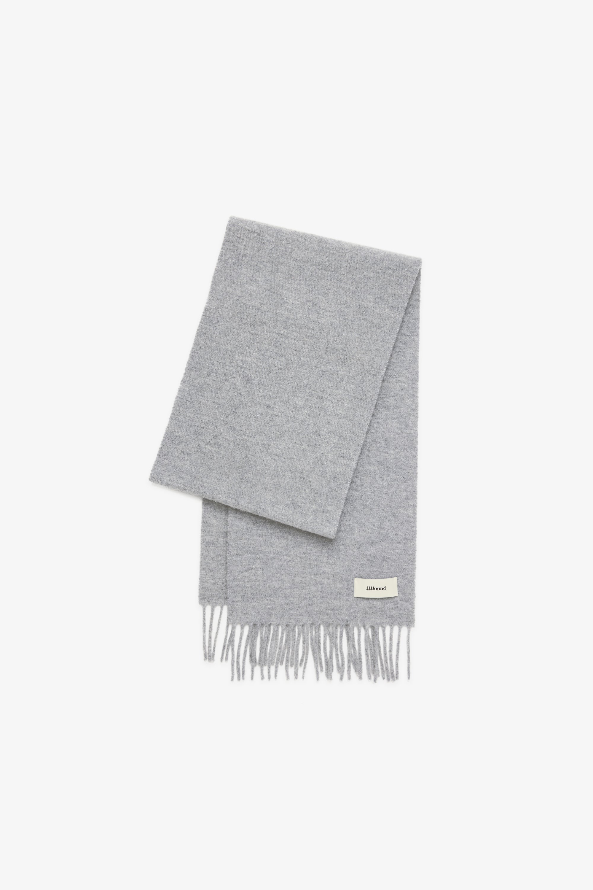 Wool Scarf - Grey Mix