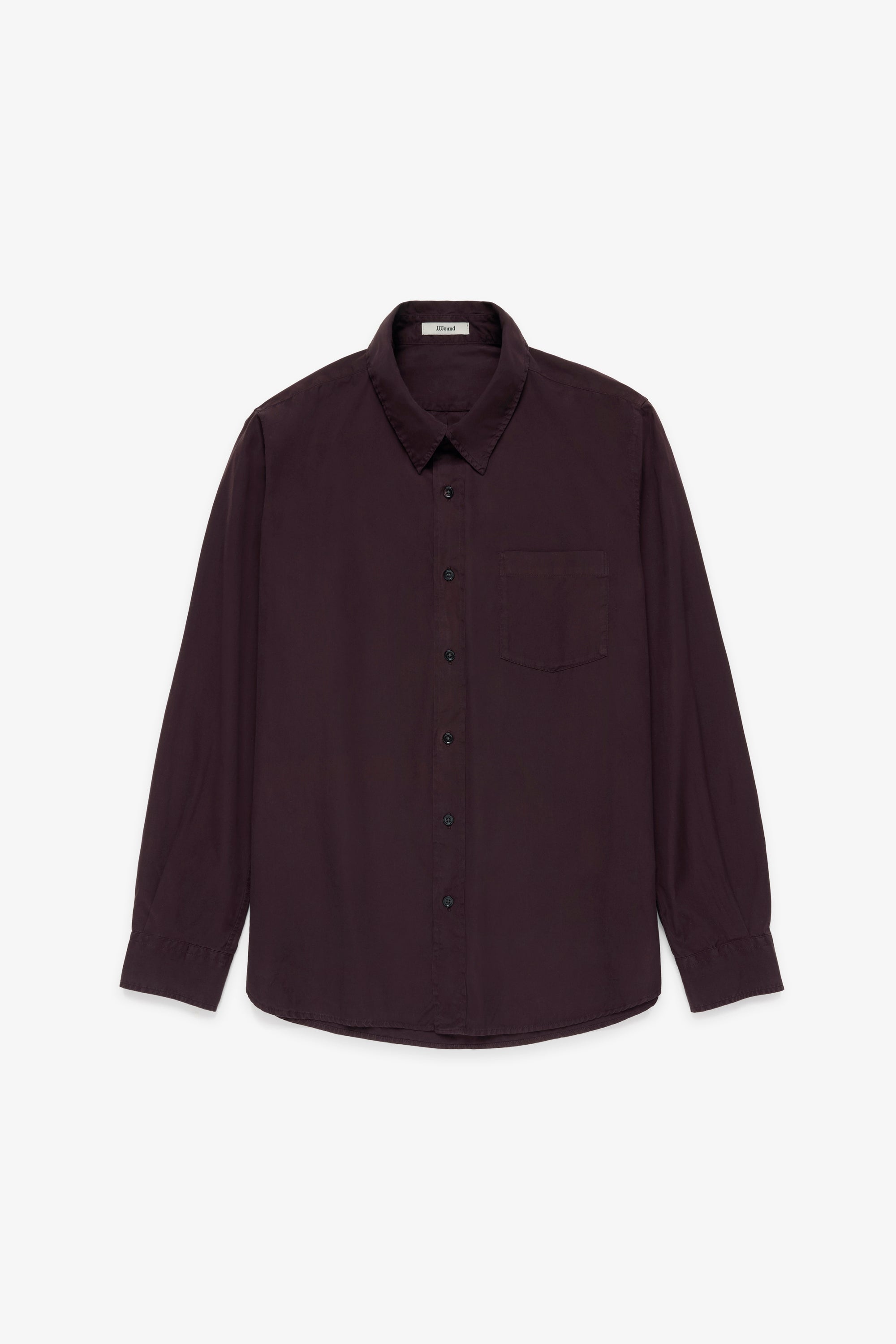 Poplin Shirt - Burgundy